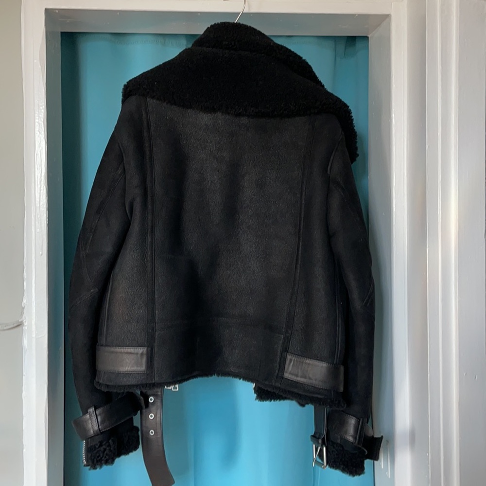 Allsaints Howell Shearling Jacket - Picture 7 of 16